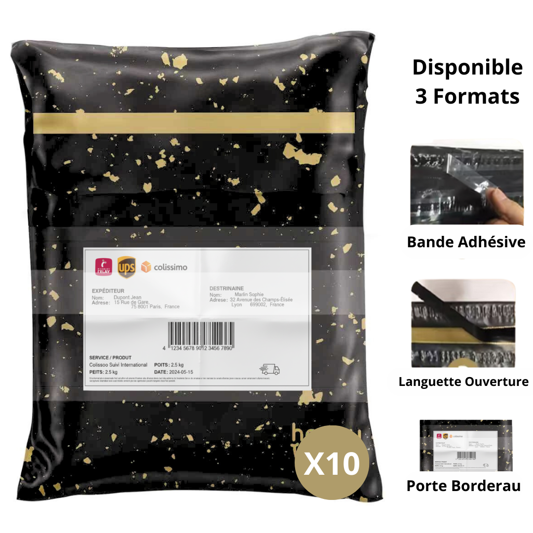 30 Pochettes Emballage Elégance - Kit Mixte